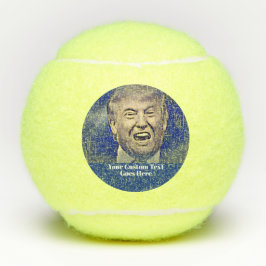 Pelotas De Tenis Donald Trump divertido añade su texto