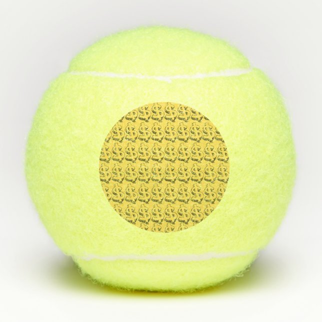 Pelotas De Tenis dorado (Anverso)
