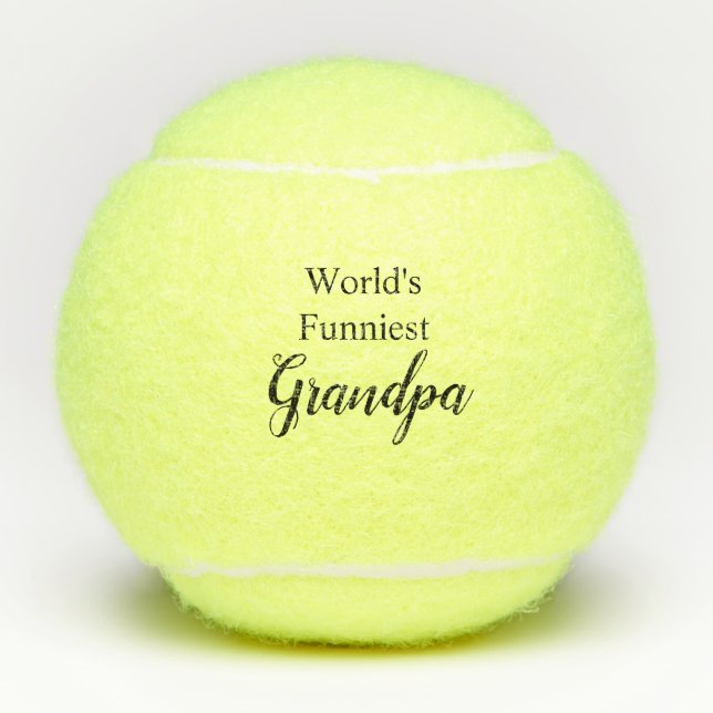 Pelotas De Tenis El abuelo más gracioso del mundo (Anverso)