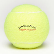 Pelotas de tenis: ¡El día de padre feliz!