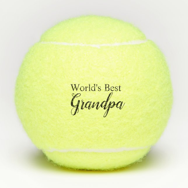 Pelotas De Tenis El mejor abuelo del mundo (Anverso)