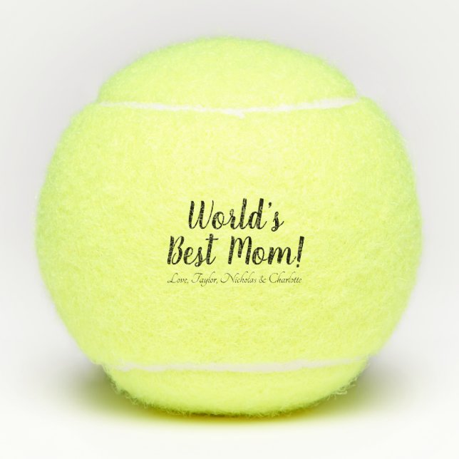 Pelotas De Tenis El mejor guión personalizado personalizado de la m (Anverso)