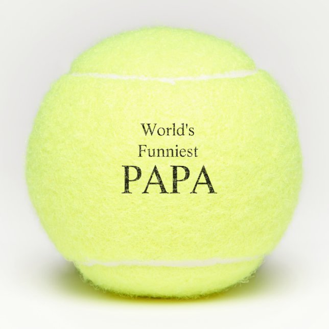 Pelotas De Tenis El papá más gracioso del mundo (Anverso)