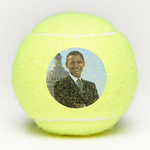 Pelotas De Tenis El presidente estadounidense Barack Obama como sen