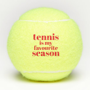 Pelotas De Tenis ¡El tenis es mi estación favorita! Divertido