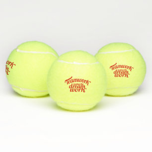 Pelotas De Tenis El trabajo en equipo hace el trabajo ideal