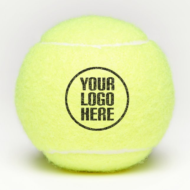 Pelotas De Tenis Elegante y personalizada Compañía de guiones con m (Anverso)