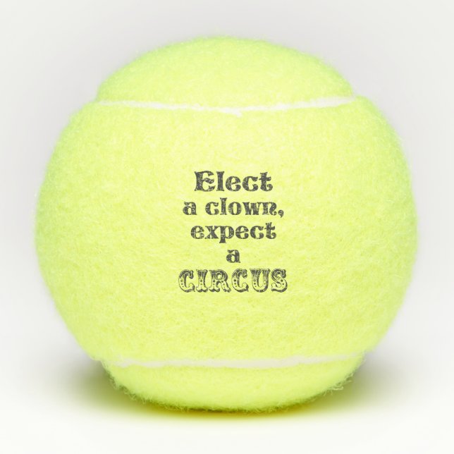 Pelotas De Tenis ¡Elija a un payaso, cuente con un circo! Triunfo (Anverso)
