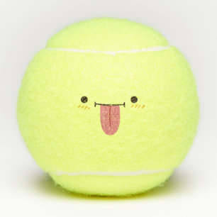 Pelotas De Tenis  Emoji emoticono kawaii