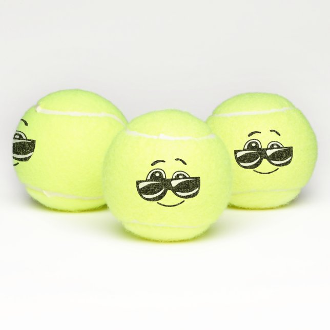 Pelotas De Tenis Emoji fresca (Múltiples)