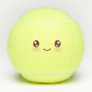 Pelotas De Tenis Emoji Kawaii Cute Emoticon