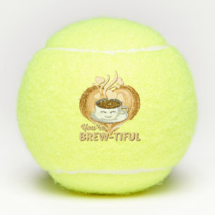 Pelotas De Tenis Eres un lindo café divertido