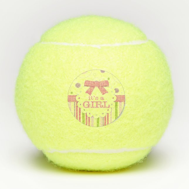 Pelotas De Tenis Es un Chica (Anverso)