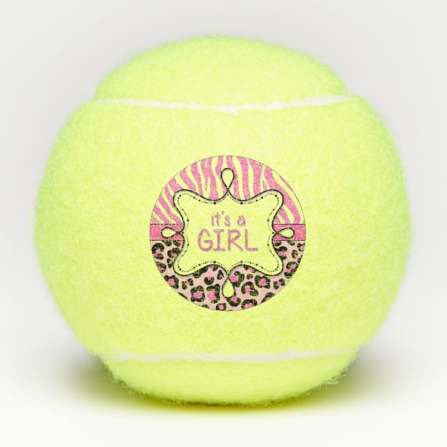 Pelotas De Tenis Es un Chica (Anverso)
