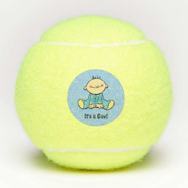Pelotas De Tenis Es un niño (Anverso)