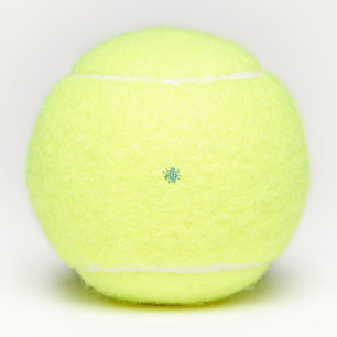 Pelotas De Tenis Estilo Decorativo, Mint Cream, Azul Fuente, Verde