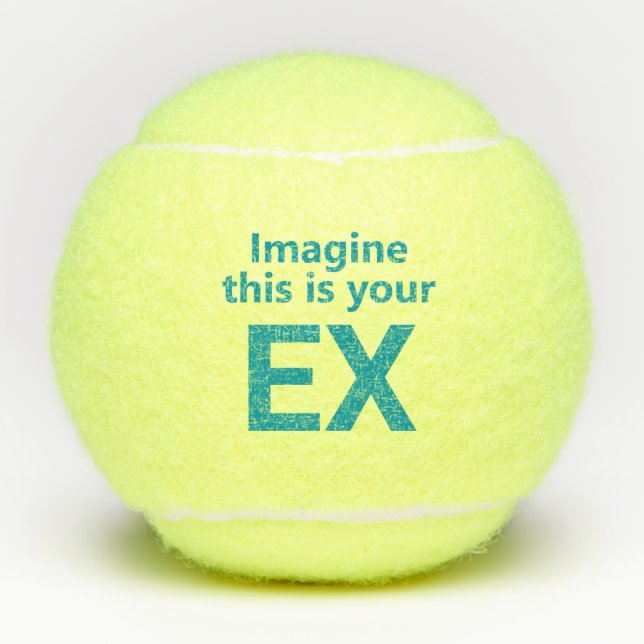 Pelotas De Tenis Exmarido Divertido (Anverso)