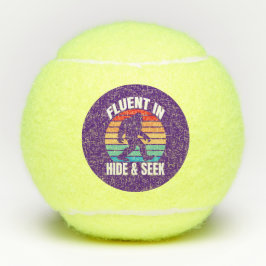 Pelotas De Tenis Experto en el divertido juego del escondite con Bi