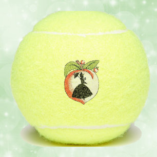 Pelotas De Tenis Falda de aro Silueta Southern Belle Melocotón Para