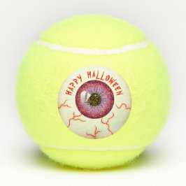 Pelotas De Tenis Fantasía por el ojo de la vista Feliz Halloween
