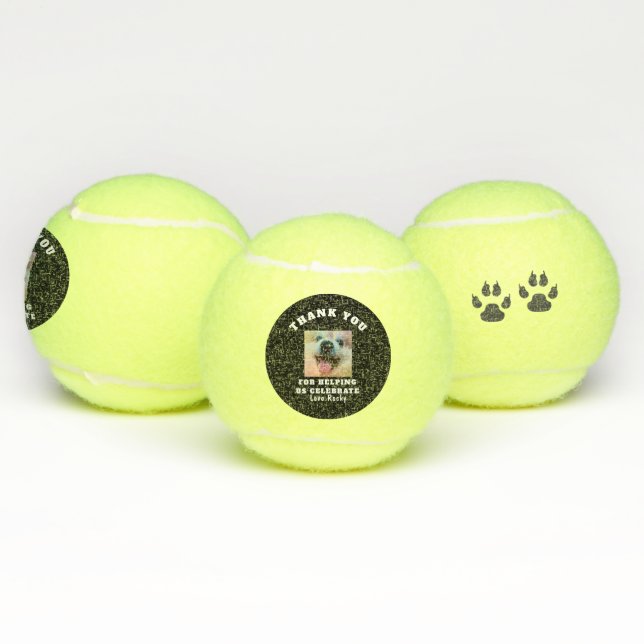Pelotas De Tenis Favor del partido fotográfico Personalizado del cu (Múltiples)