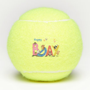 Pelotas De Tenis Feliz cumpleaños - Diversión de la celebración 