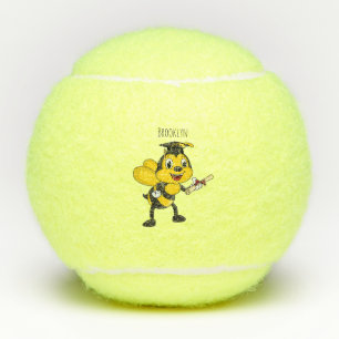 Pelotas De Tenis Feliz graduación de abejas personalizados
