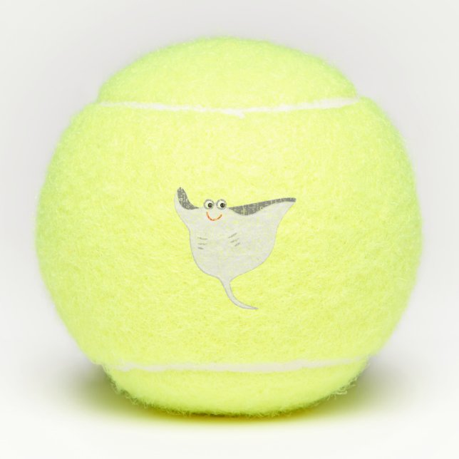 Pelotas De Tenis Feliz Stingray (Anverso)