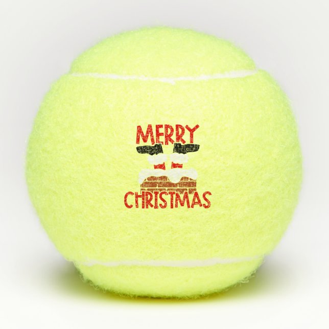 Pelotas De Tenis Festividades navideñas navideñas de invierno (Anverso)