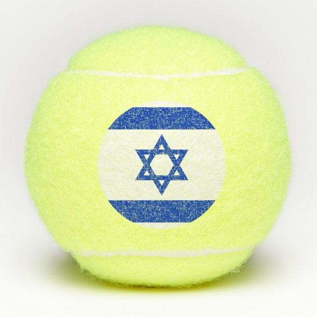 Pelotas De Tenis Flag of Israel (Anverso)