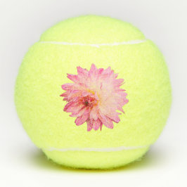 Pelotas De Tenis Flor crema y rosa
