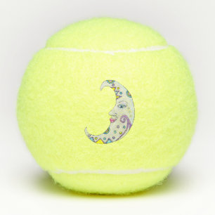 Pelotas De Tenis Formas coloreadas de la luna de la luna de fondo