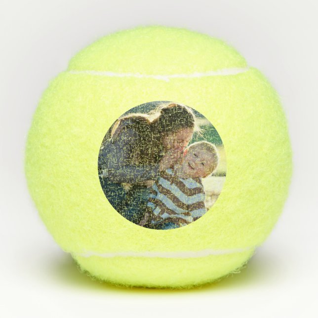 Pelotas De Tenis  Foto Personalizada  (Anverso)