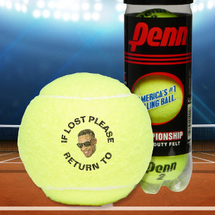 Pelotas De Tenis Foto personalizado Si Se Pierde Por Favor Regresa 
