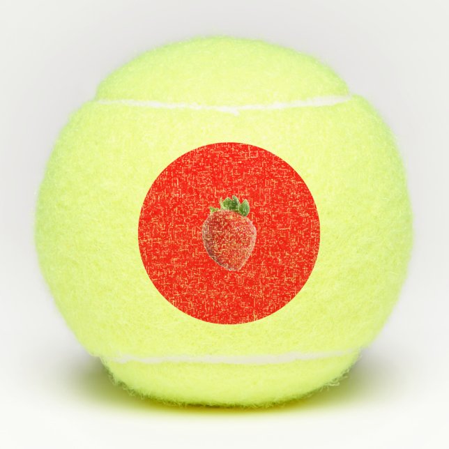 Pelotas De Tenis Fresa de verano (Anverso)