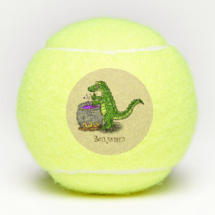 Pelotas De Tenis Fundido personalizado de cocina de caimanes verdes