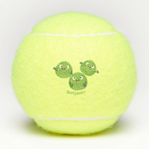 Pelotas De Tenis Funny Brussels brota personalizado de verduras