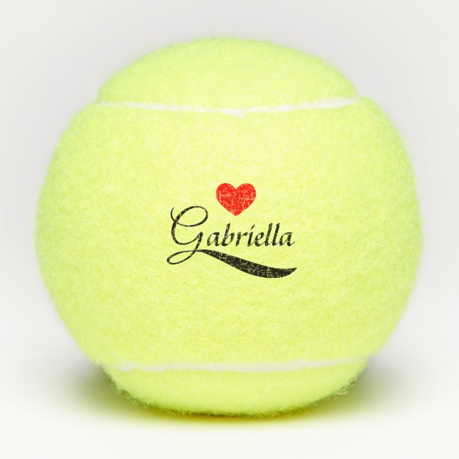 Pelotas De Tenis Gabriella (Anverso)