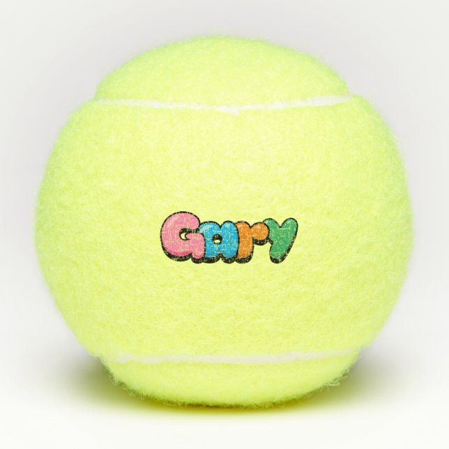 Pelotas De Tenis Gary (Anverso)