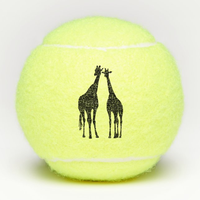 Pelotas De Tenis Giraffe (Anverso)