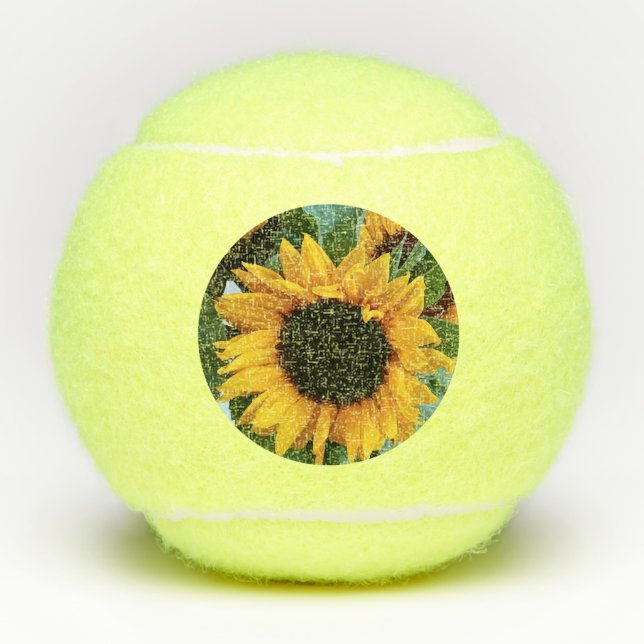 Pelotas De Tenis Girasol (Anverso)