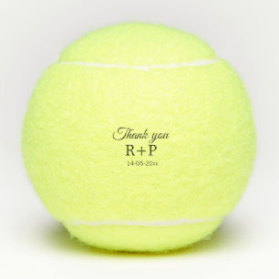 Pelotas De Tenis Gracias agregar texto de letra inicial de nombre d