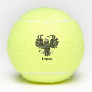 Pelotas De Tenis Gracioso ilustracion de personalizado de cuervos l