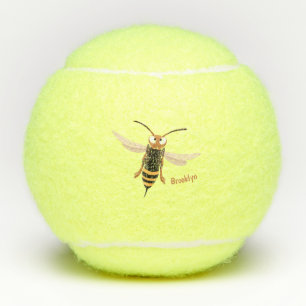 Pelotas De Tenis Gracioso ilustracion personalizado de avispas de a