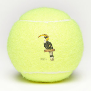 Pelotas De Tenis Gran ilustracion de personalizado de aves de balle