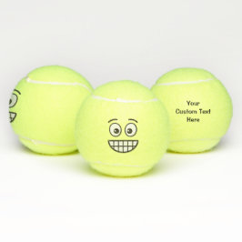 Pelotas De Tenis Grinning Face con los ojos abiertos