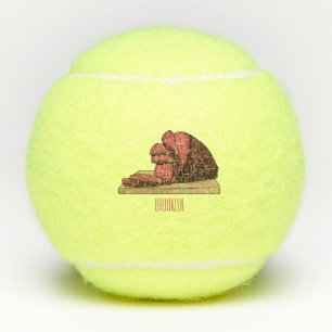 Pelotas De Tenis Ham personalizado ilustracion