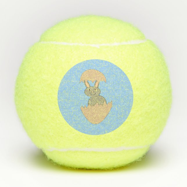 Pelotas De Tenis Hatching de Bunny de Egg Weird (Anverso)
