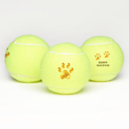 Pelotas De Tenis Hermosas patas doradas
