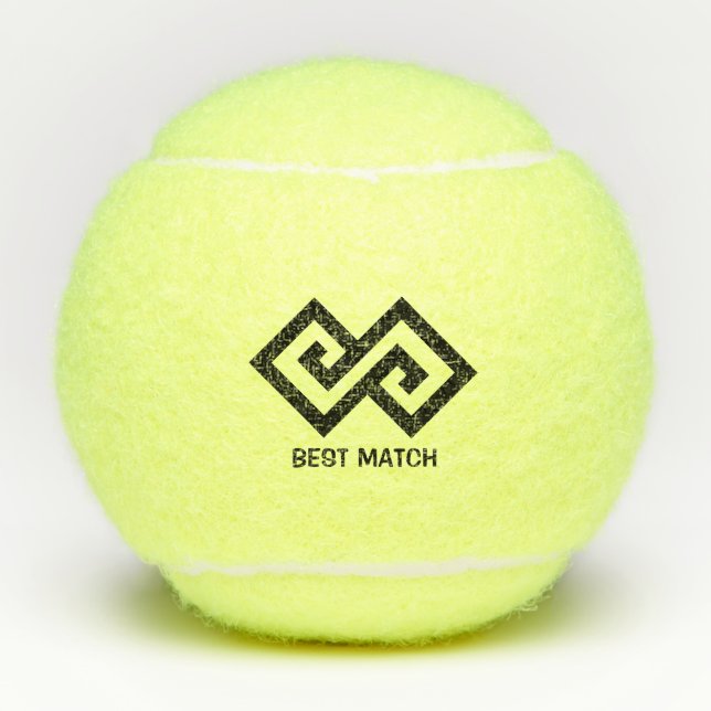 Pelotas De Tenis Hermoso Doble Diamante (Anverso)